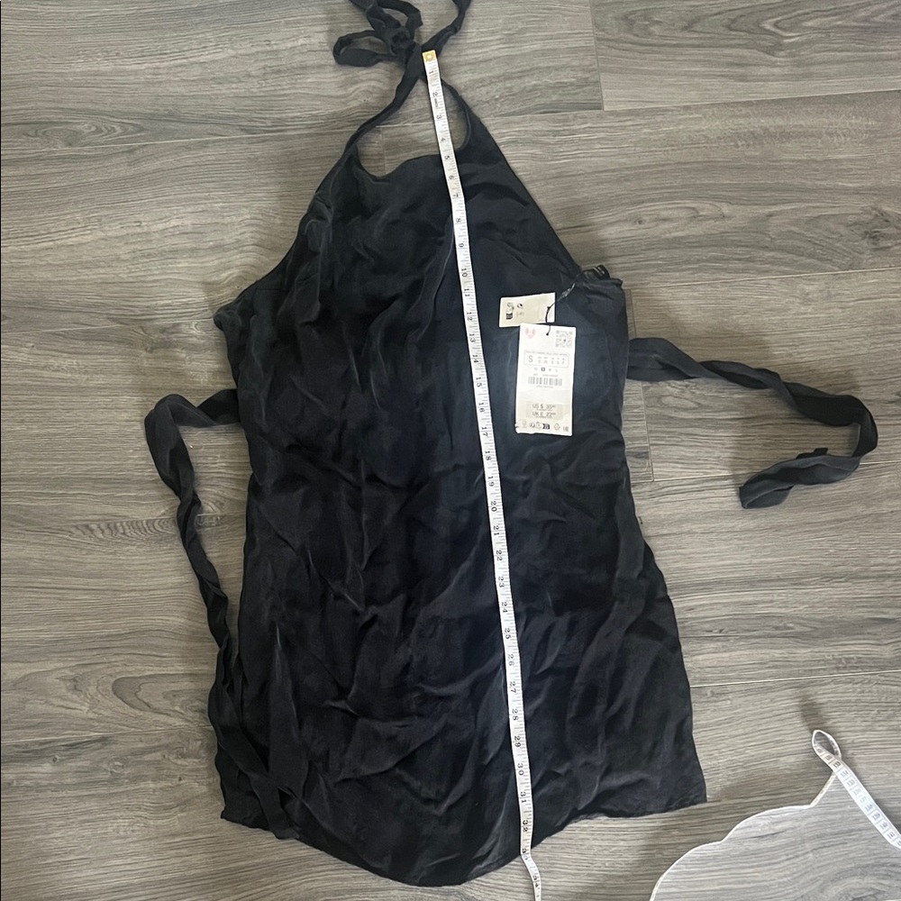 Zara Black Halter Mini Dress - Picture 5 of 7